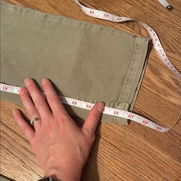 Chino Chic Khaki Straight Leg Women's Pants - Picture 12 of 14